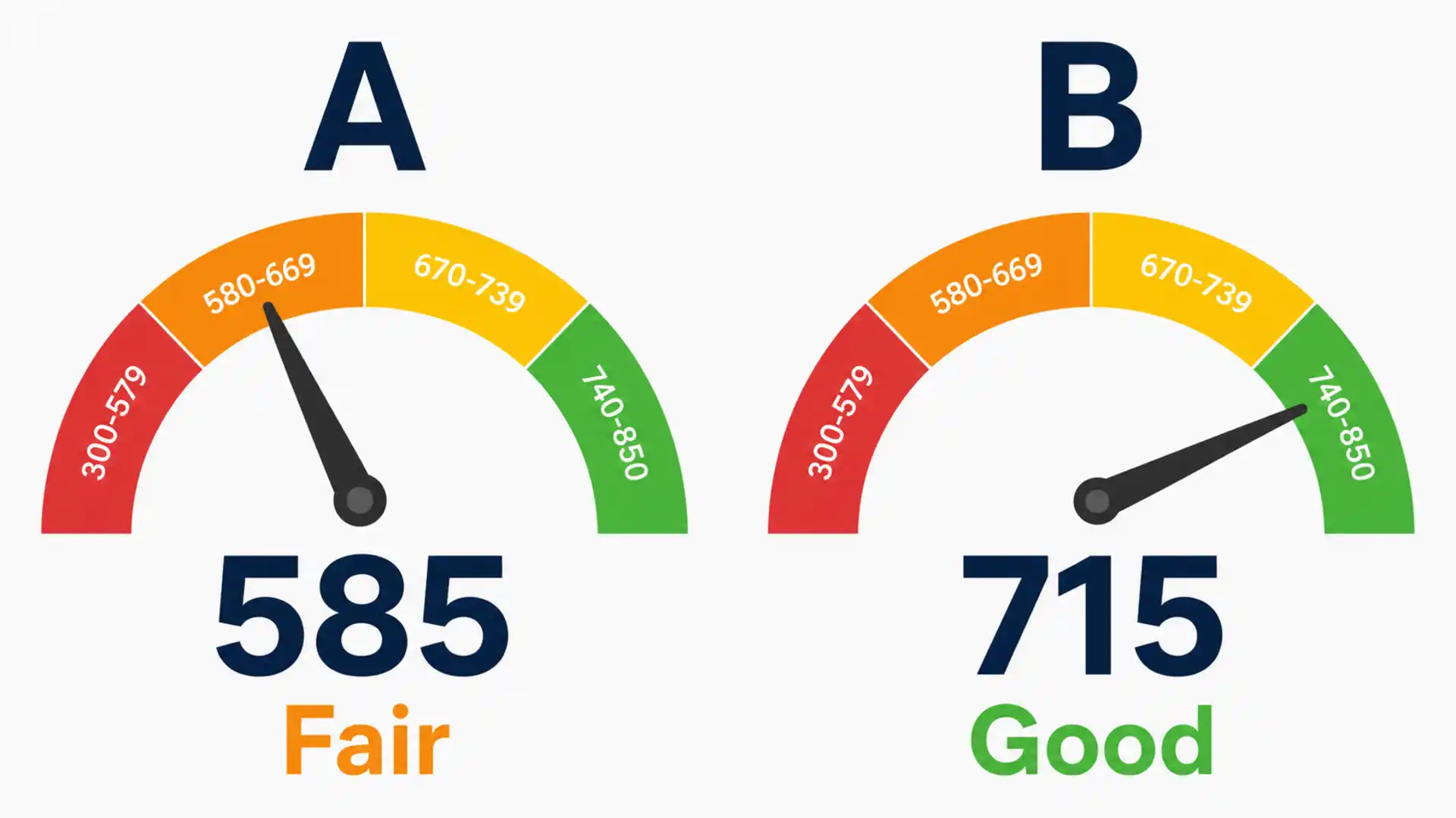 Which credit score offers more borrowing options?